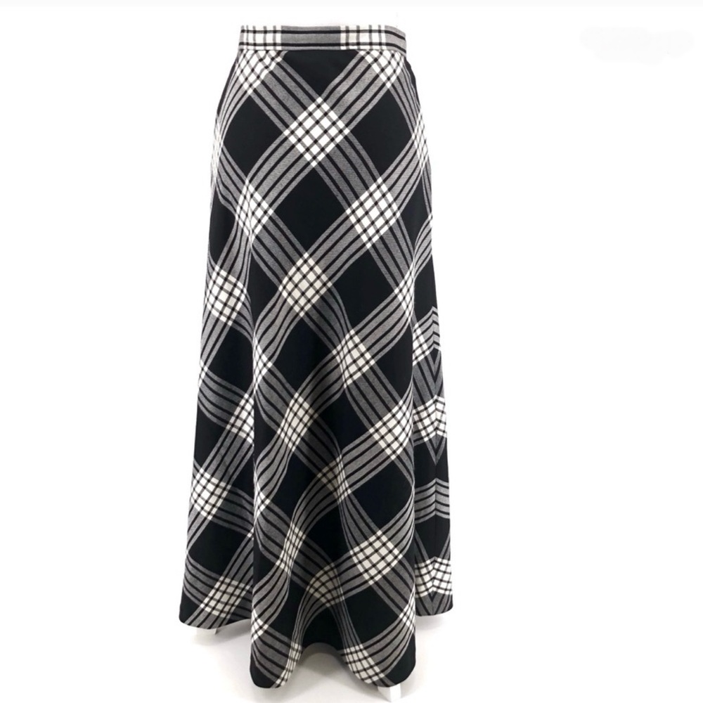 💎RARE/HTF/CLASSIC💎Stunning RALPH LAUREN 💯% Wool Plaid Maxi Skirt, Size 4